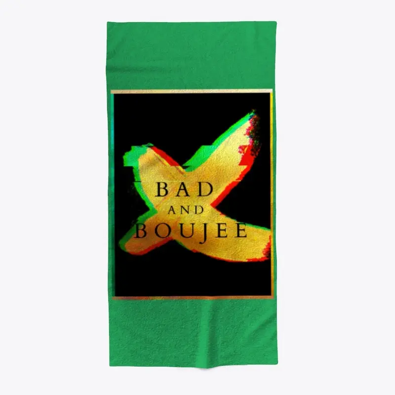 Bad and boujee towel, reggae